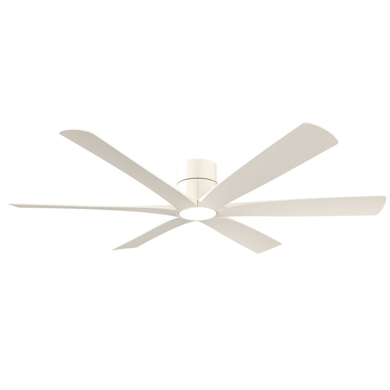 Minka Aire - F785L-ALW - 65" Ceiling Fan - Brisano - Alabaster White