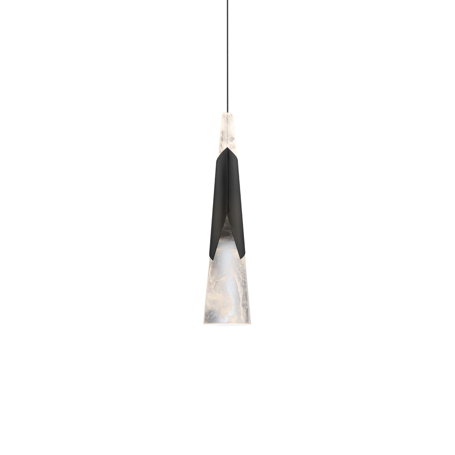 Modern Forms - PD-44416-27-BK - LED Mini Pendant - Kilt - Black