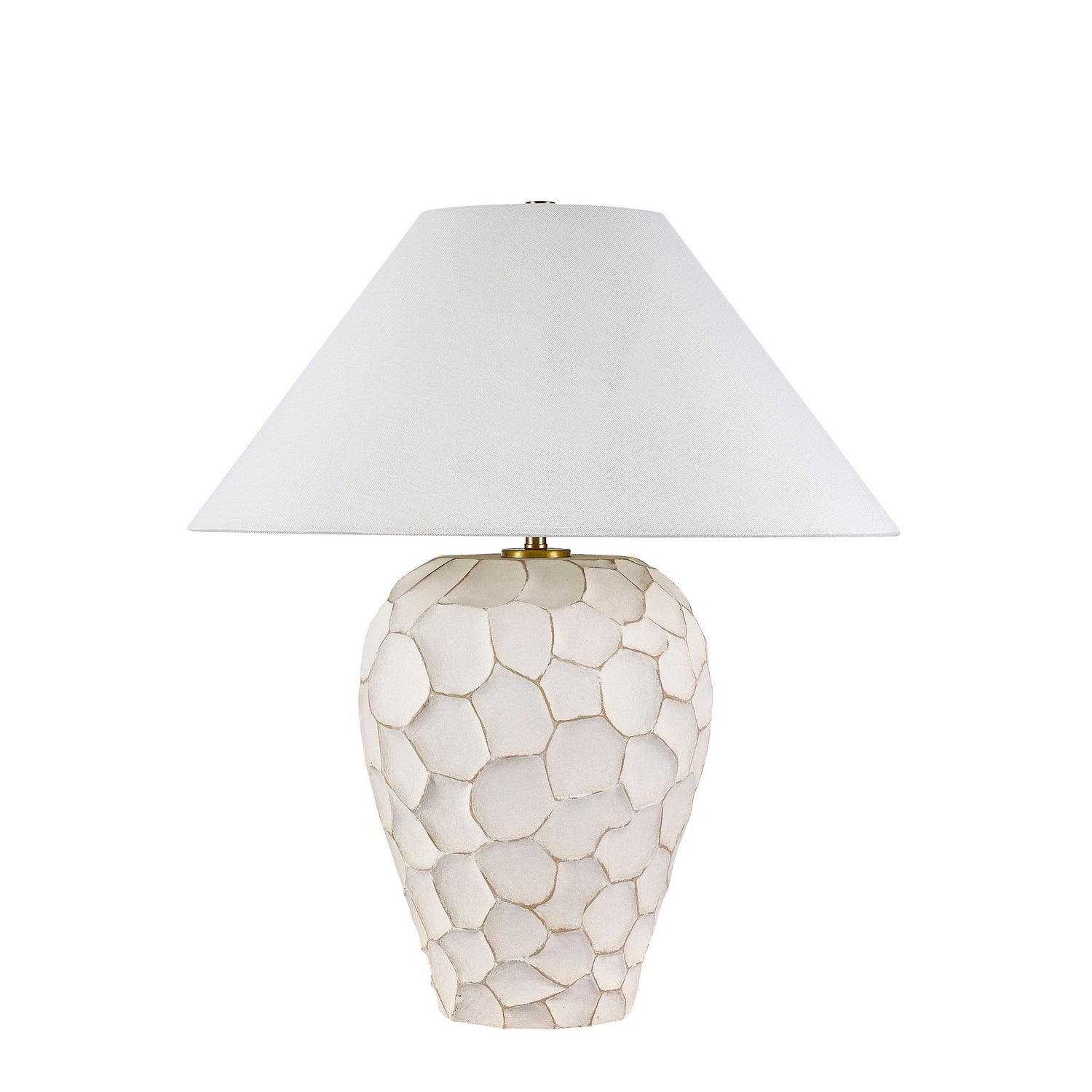 Forty West - 710326 - One Light Table Lamp - Calloway - Off-White