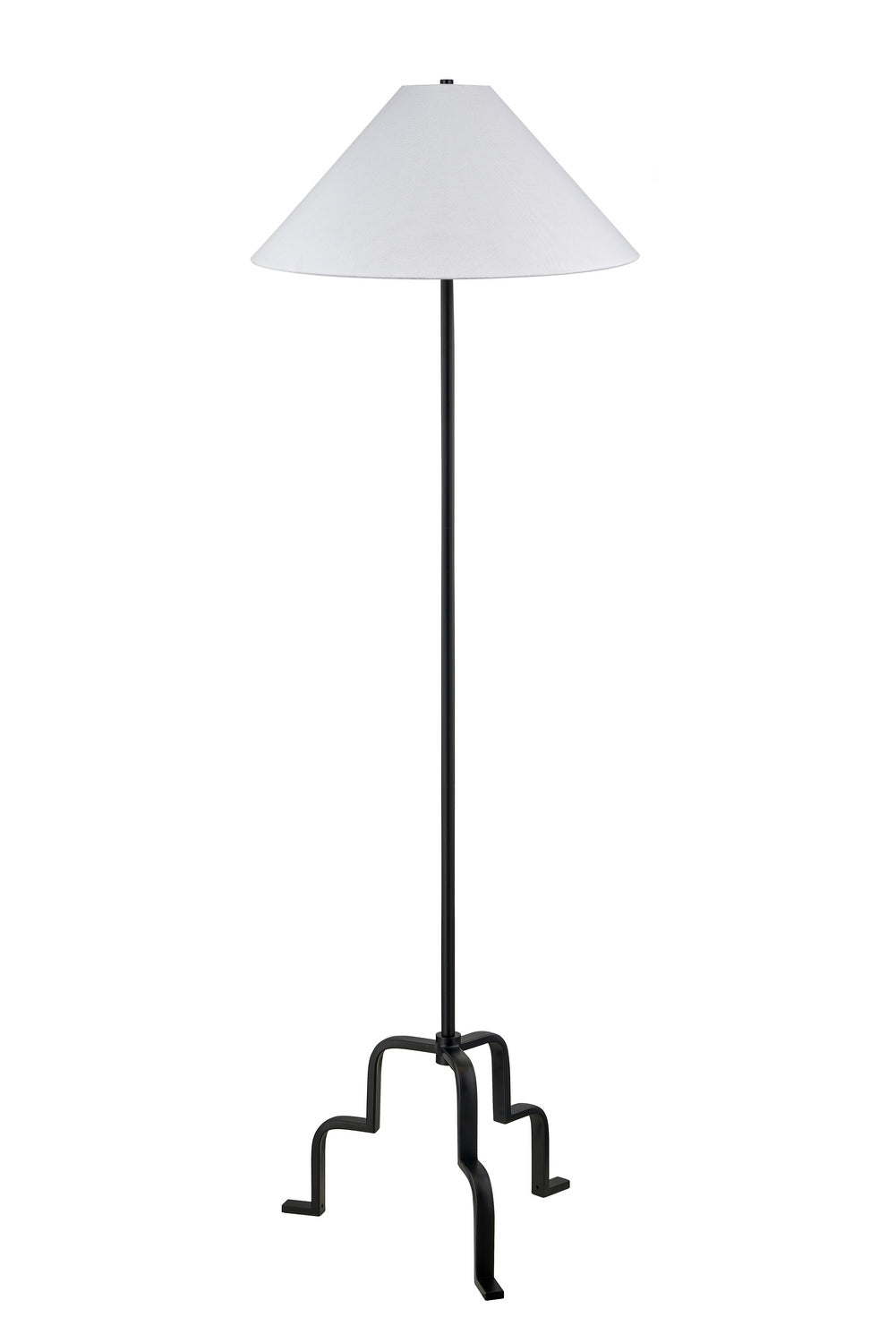 Forty West - 710328 - One Light Floor Lamp - Daniels - Black
