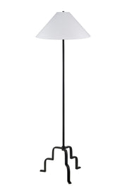 Forty West - 710328 - One Light Floor Lamp - Daniels - Black