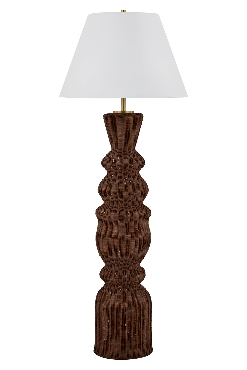 Forty West - 710331 - One Light Floor Lamp - Abel - Brown