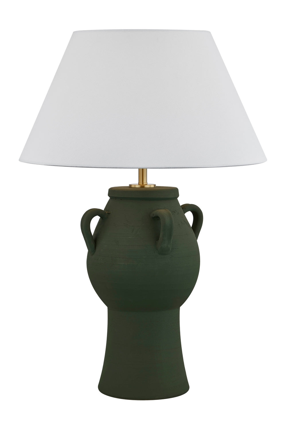 Forty West - 710338 - One Light Table Lamp - Nora - Dark Green
