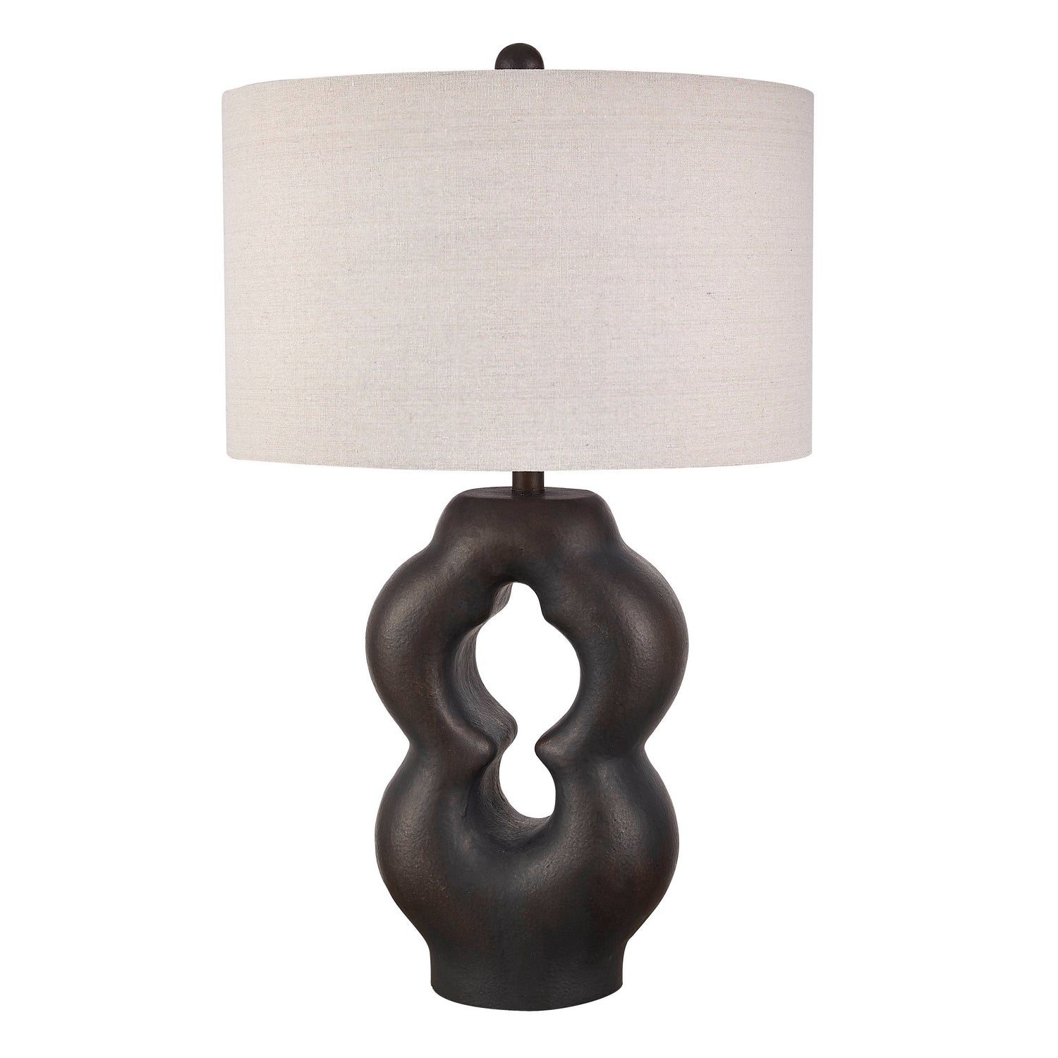 Forty West - 720146 - One Light Table Lamp - Manning - Black Wash