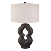 Forty West - 720146 - One Light Table Lamp - Manning - Black Wash