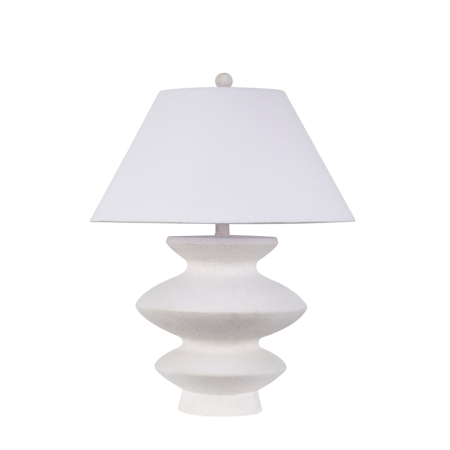 Forty West - 720153 - One Light Table Lamp - Natasha - White