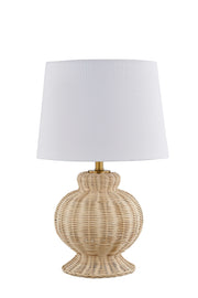 Forty West - 72634 - One Light Table Lamp - Mellie - Light Natural Brown Wood