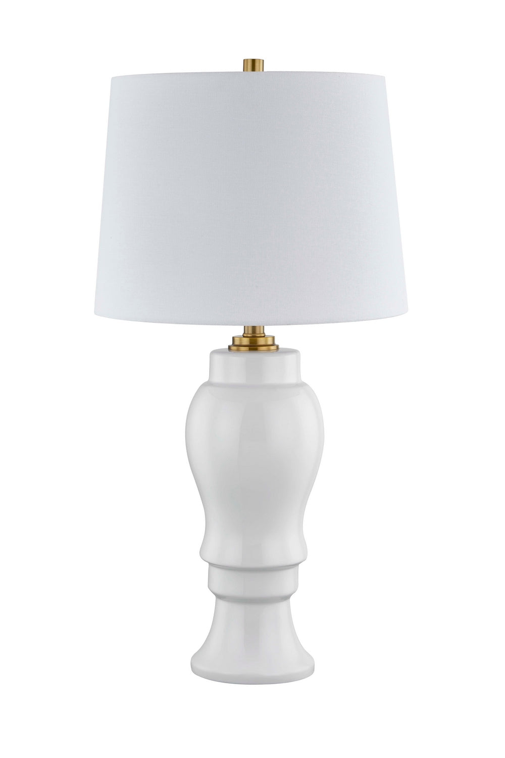 Forty West - 72638 - One Light Table Lamp - Laughlin - White