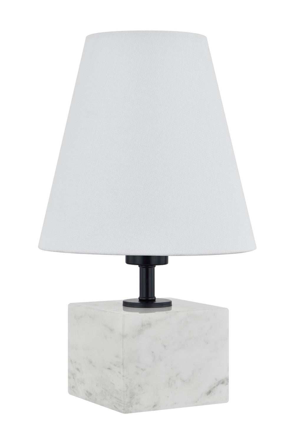 Forty West - 72646 - One Light Table Lamp - Simone - White with Gray