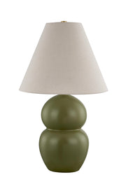 Forty West - 72656 - One Light Table Lamp - Valerie - Green