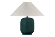Forty West - 72659 - One Light Table Lamp - Gillian - Teal