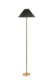 Forty West - 72661 - One Light Floor Lamp - Dorothy - Gold and White