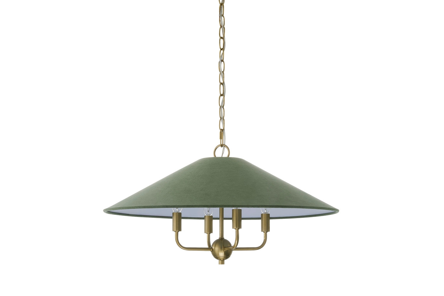 Forty West - 72666 - Four Light Chandelier - Ransom - Aged Brass