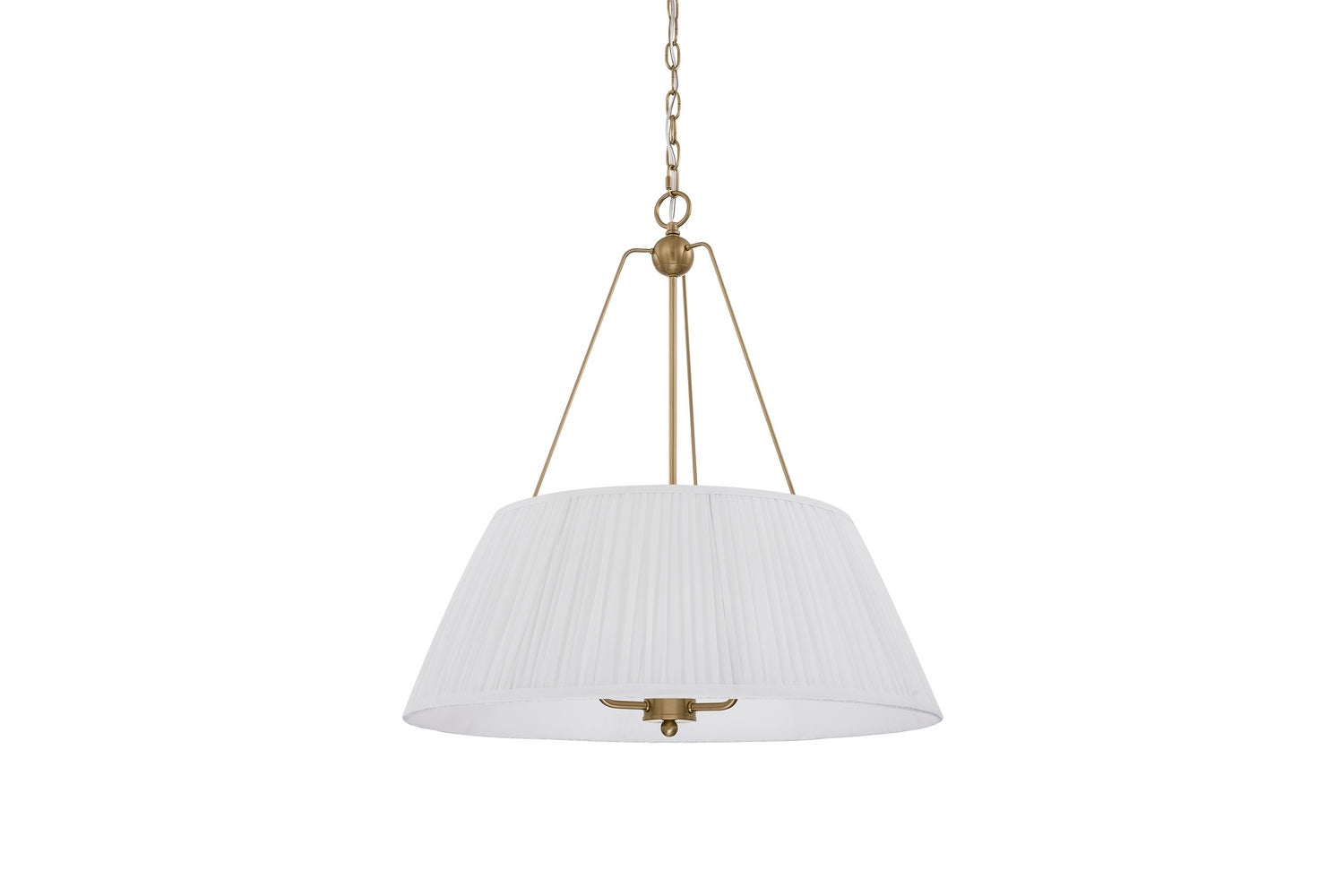 Forty West - 72667 - Three Light Pendant - Sinclair - Antique Brushed Brass