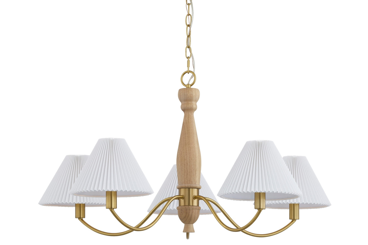 Forty West - 72670 - Five Light Chandelier - Cal - Gold