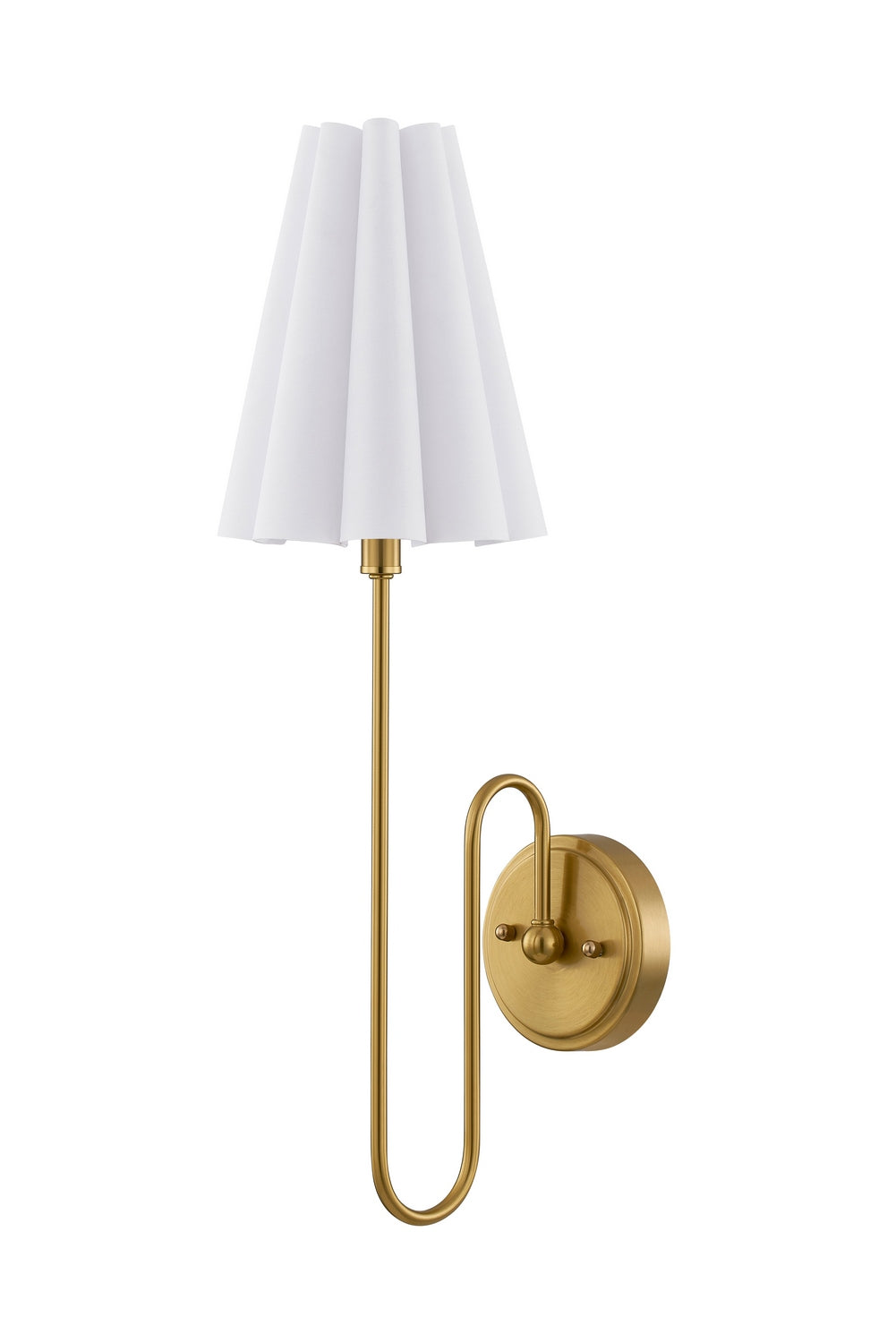 Forty West - 72677 - One Light Wall Sconce - Becky - Old Gold