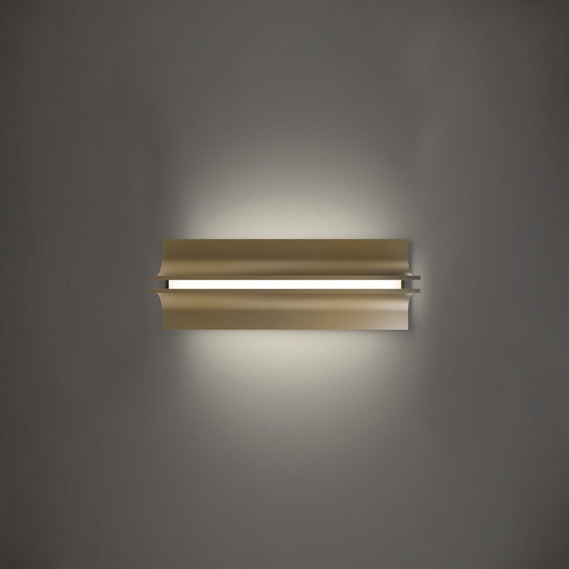 Modern Forms - WS-82516-35-AB - LED Wall Sconce - Strait - Aged Brass
