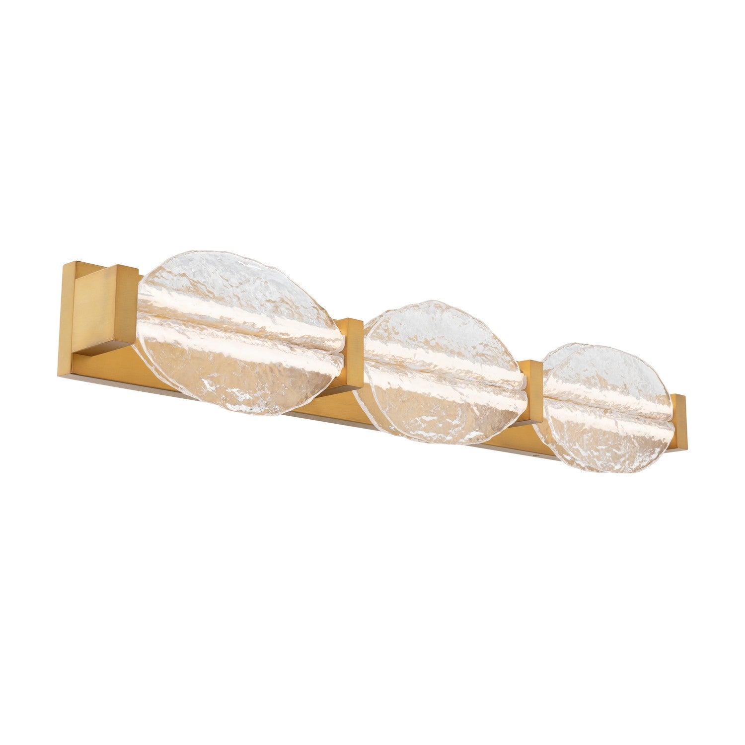 Modern Forms - WS-8536-40-AB - LED Bath Vanity - Deco - Aged Brass