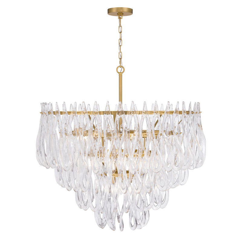 Metropolitan - N3129-732 - 15 Light Pendant - Glassara - Legacy Brass