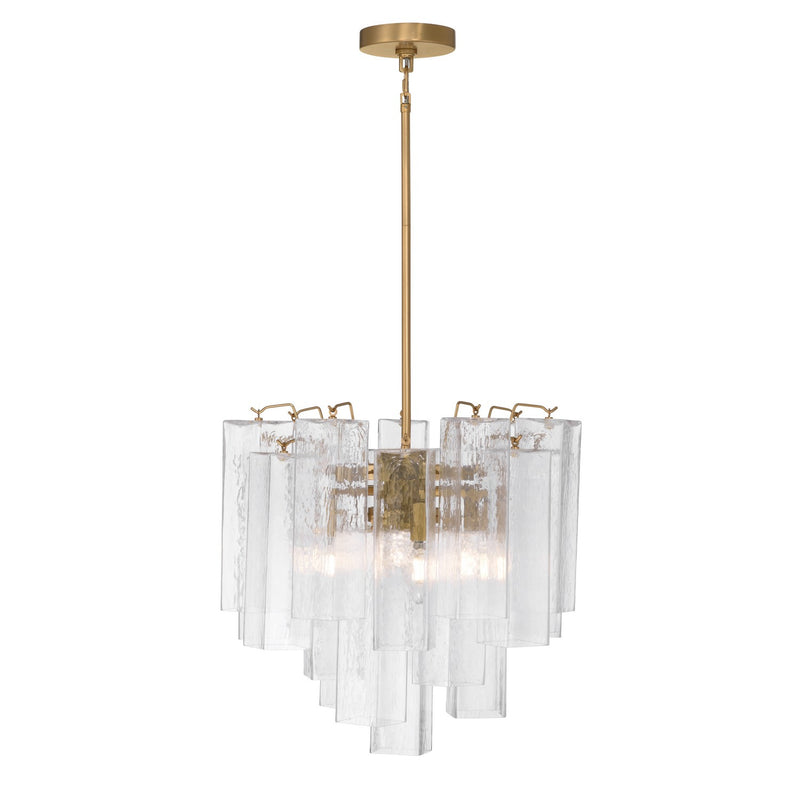Metropolitan - N3146-732 - Six Light Pendant - Torvento - Legacy Brass
