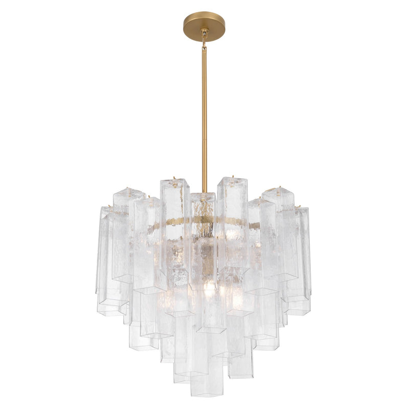 Metropolitan - N3148-732 - Nine Light Pendant - Torvento - Legacy Brass
