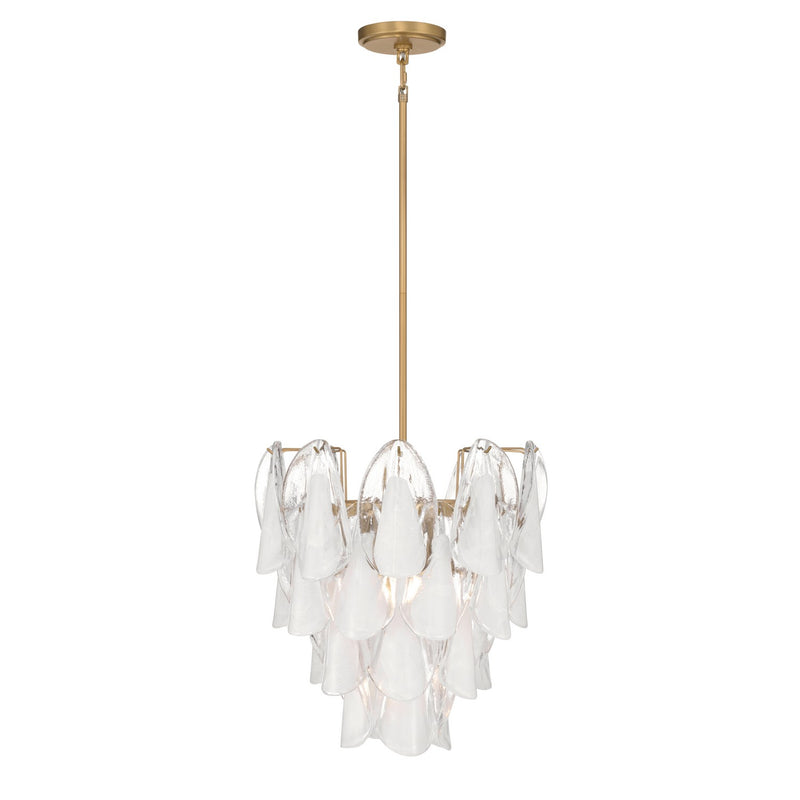 Metropolitan - N3475-732 - Five Light Pendant - Verla Crest - Legacy Brass