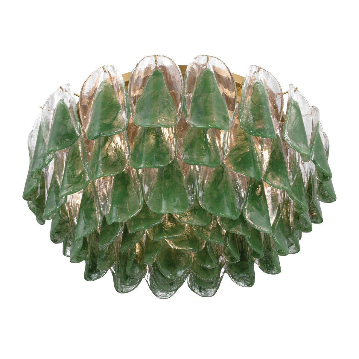 Metropolitan - N3477-G-732 - 11 Light Flush Mount - Verla Crest - Legacy Brass