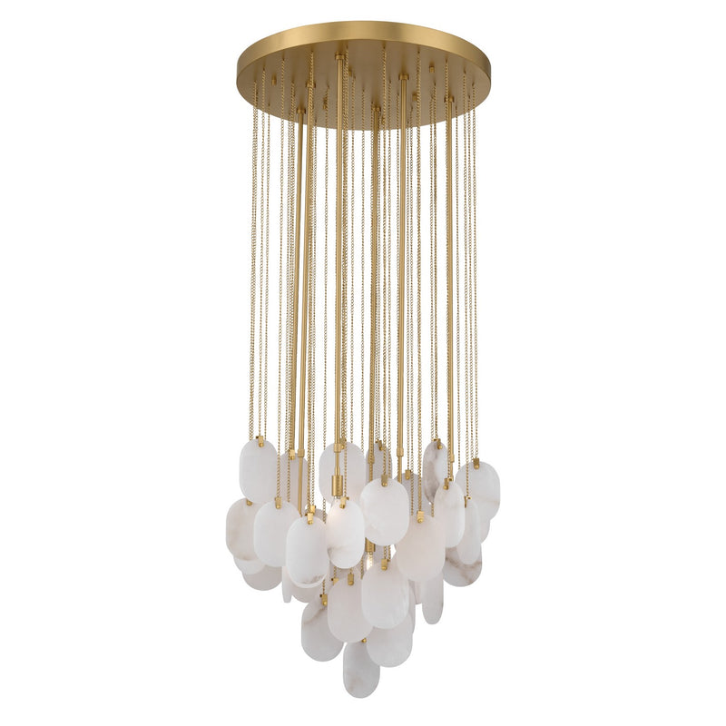 Metropolitan - N3676-732 - Six Light Pendant - Velisse - Legacy Brass