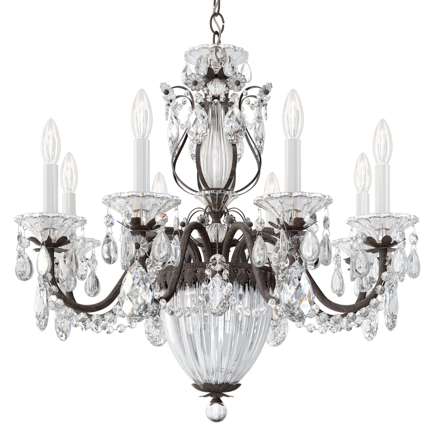 Schonbek - 1238N-76A - 11 Light Chandelier - Bagatelle - Heirloom Bronze