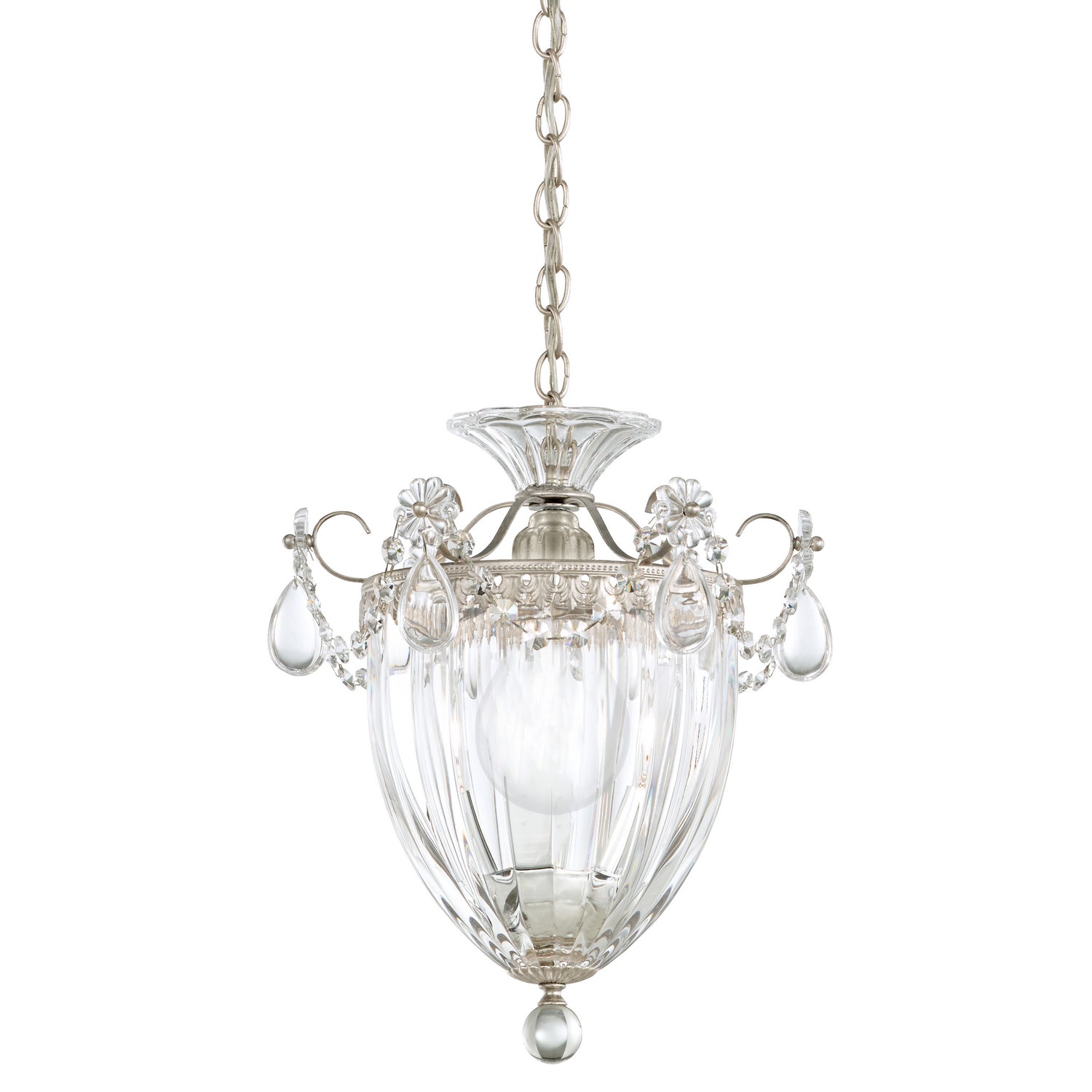 Schonbek - 1241-48A - One Light Mini Pendant - Bagatelle - Antique Silver