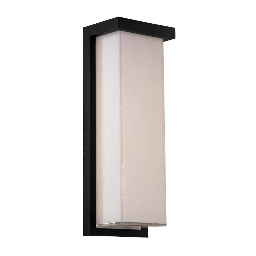 Modern Forms - WS-W1414-35-BK - LED Outdoor Wall Sconce - Ledge - Black