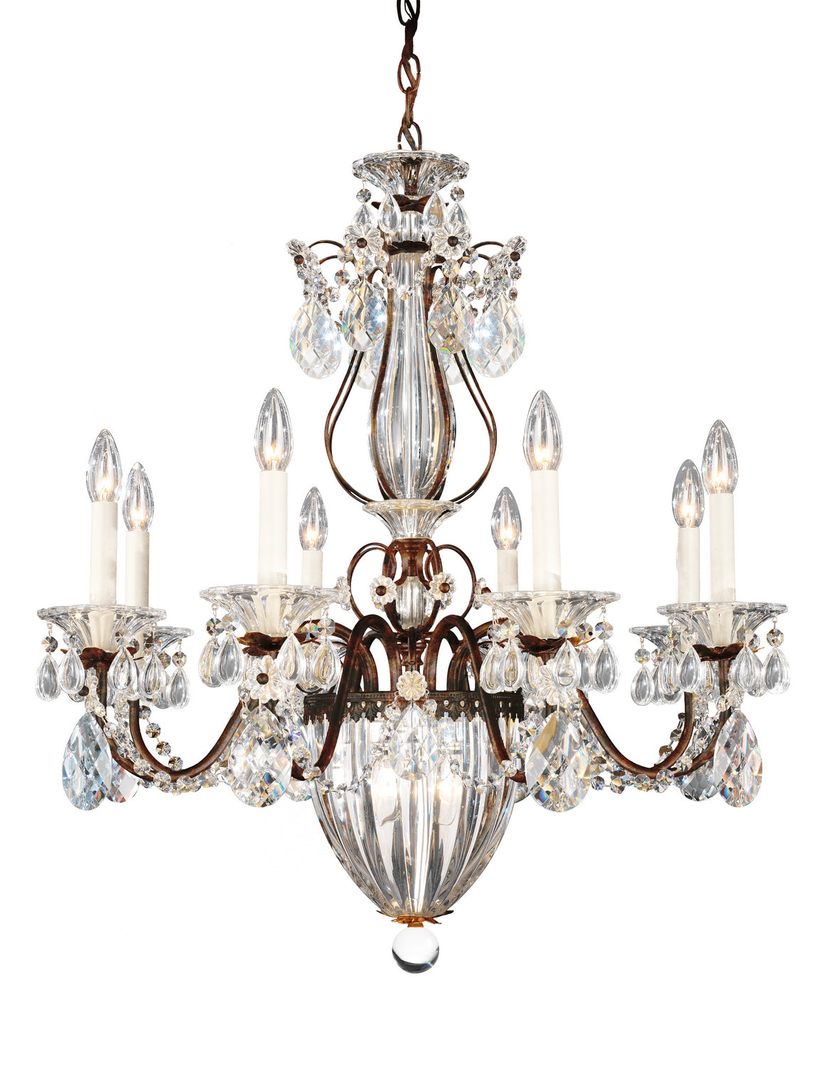 Schonbek - 1248-76A - 11 Light Chandelier - Bagatelle - Heirloom Bronze