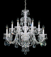 Schonbek - 3601-40A - 12 Light Chandelier - Sterling - Silver