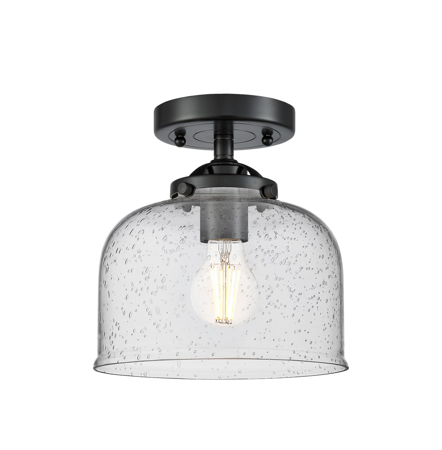 Innovations - 284-1C-OB-G74 - One Light Semi-Flush Mount - Nouveau - Oil Rubbed Bronze