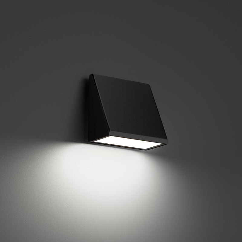 Modern Forms - WS-W36406-27-BK - LED Outdoor Wall Sconce - Flue - Black