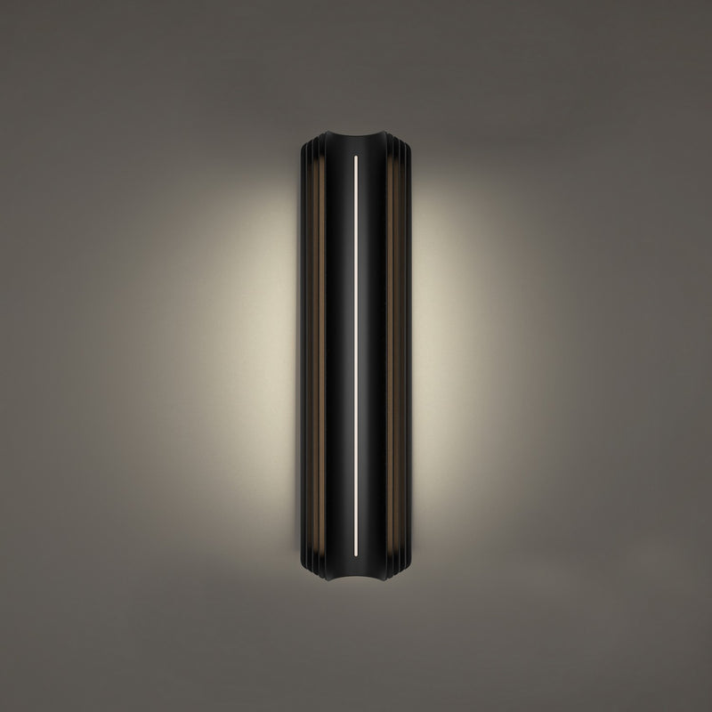 Modern Forms - WS-W56524-40-BK - LED Outdoor Wall Sconce - Kane - Black