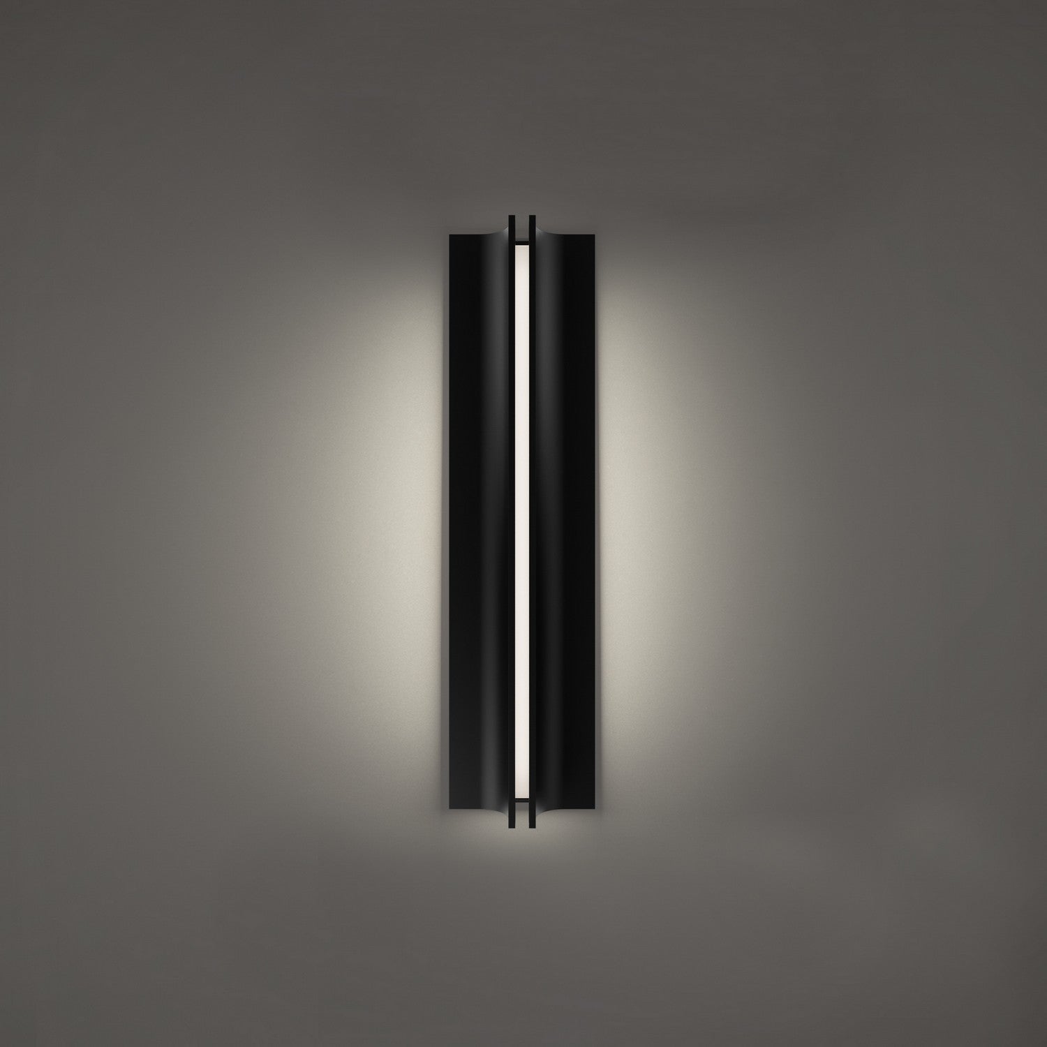 Modern Forms - WS-W82522-27-BK - LED Outdoor Wall Sconce - Strait - Black
