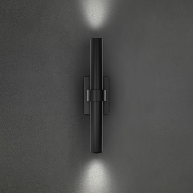 Modern Forms - WS-W84520-40-BK - LED Outdoor Wall Sconce - Quincy - Black
