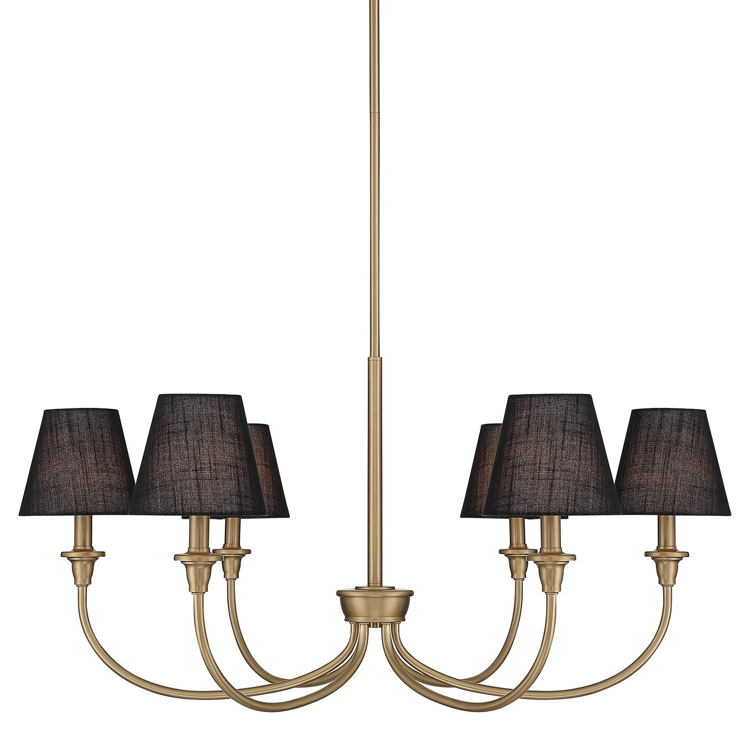 Golden - 1622-6 BCB-EHB - Six Light Chandelier - Cambria - Brushed Champagne Brass