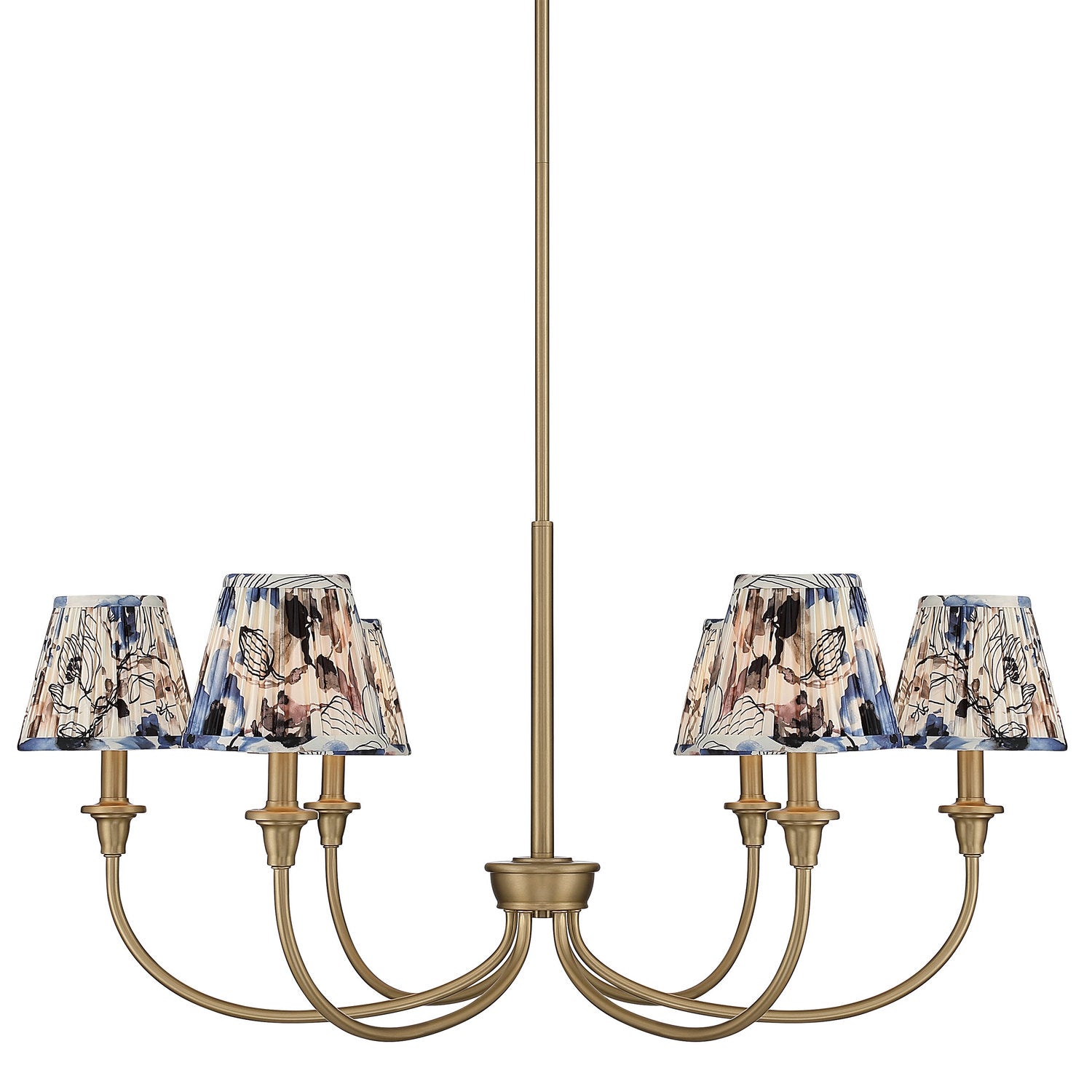 Golden - 1622-6 BCB-HGB - Six Light Chandelier - Cambria - Brushed Champagne Brass