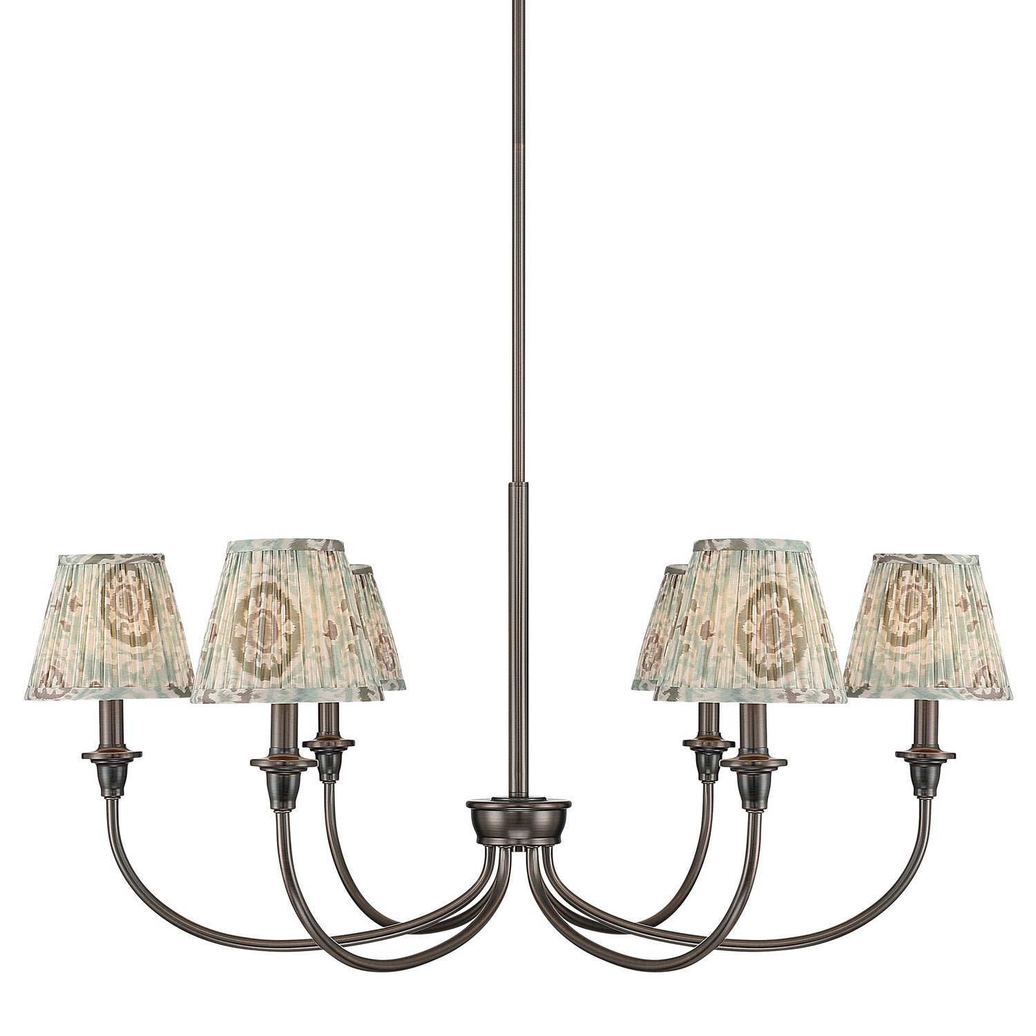 Golden - 1622-6 ORB-HGA - Six Light Chandelier - Cambria - Oil Rubbed Bronze