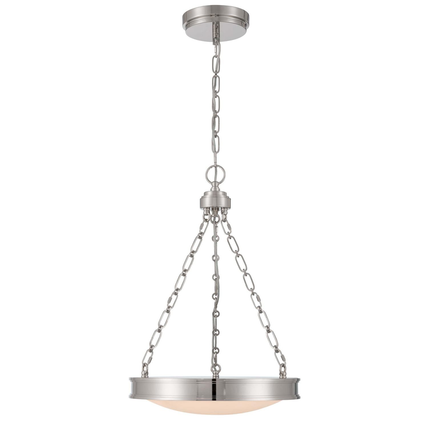 Golden - 1700-17 PN-EG - LED Pendant - Cameron - Polished Nickel