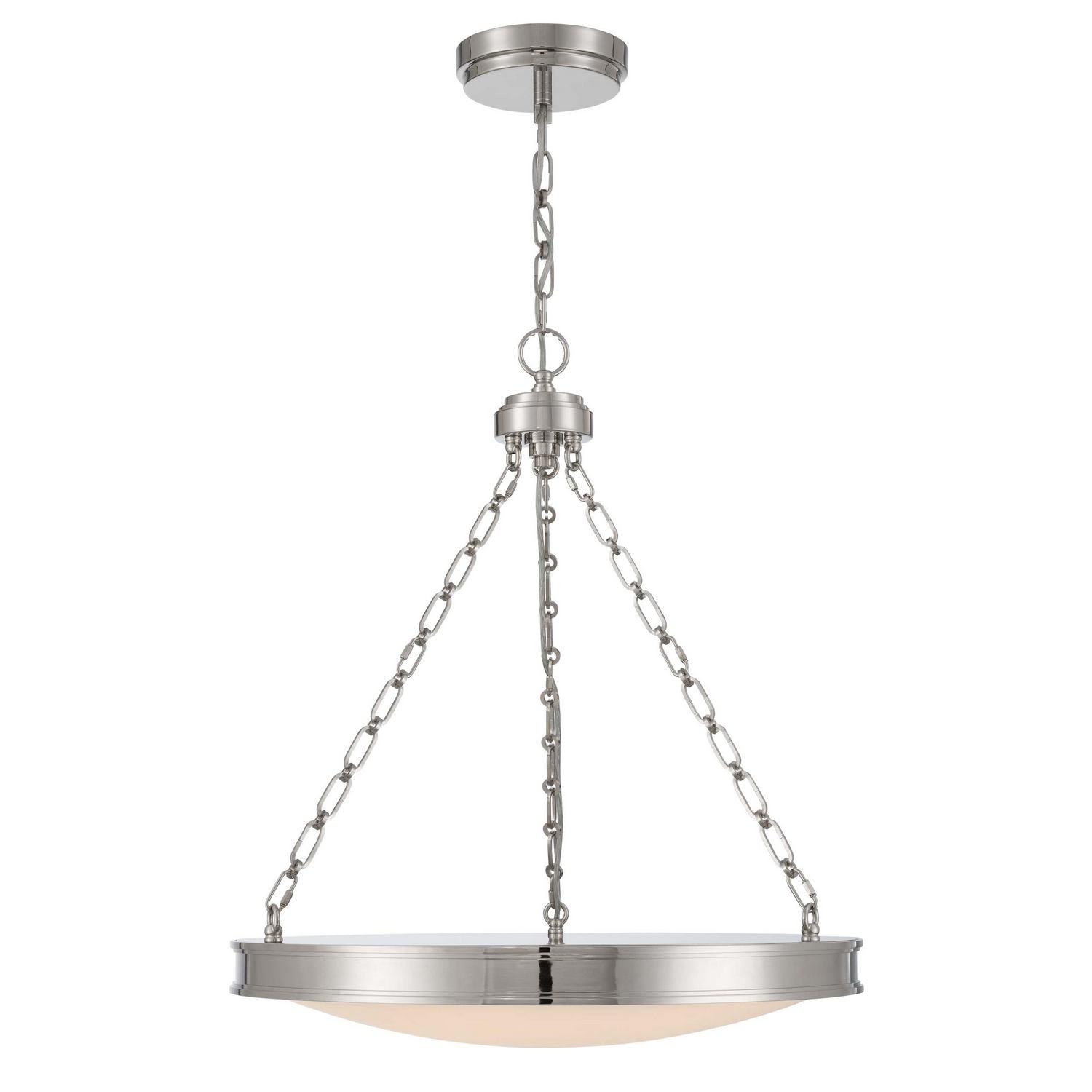 Golden - 1700-24 PN-EG - LED Pendant - Cameron - Polished Nickel