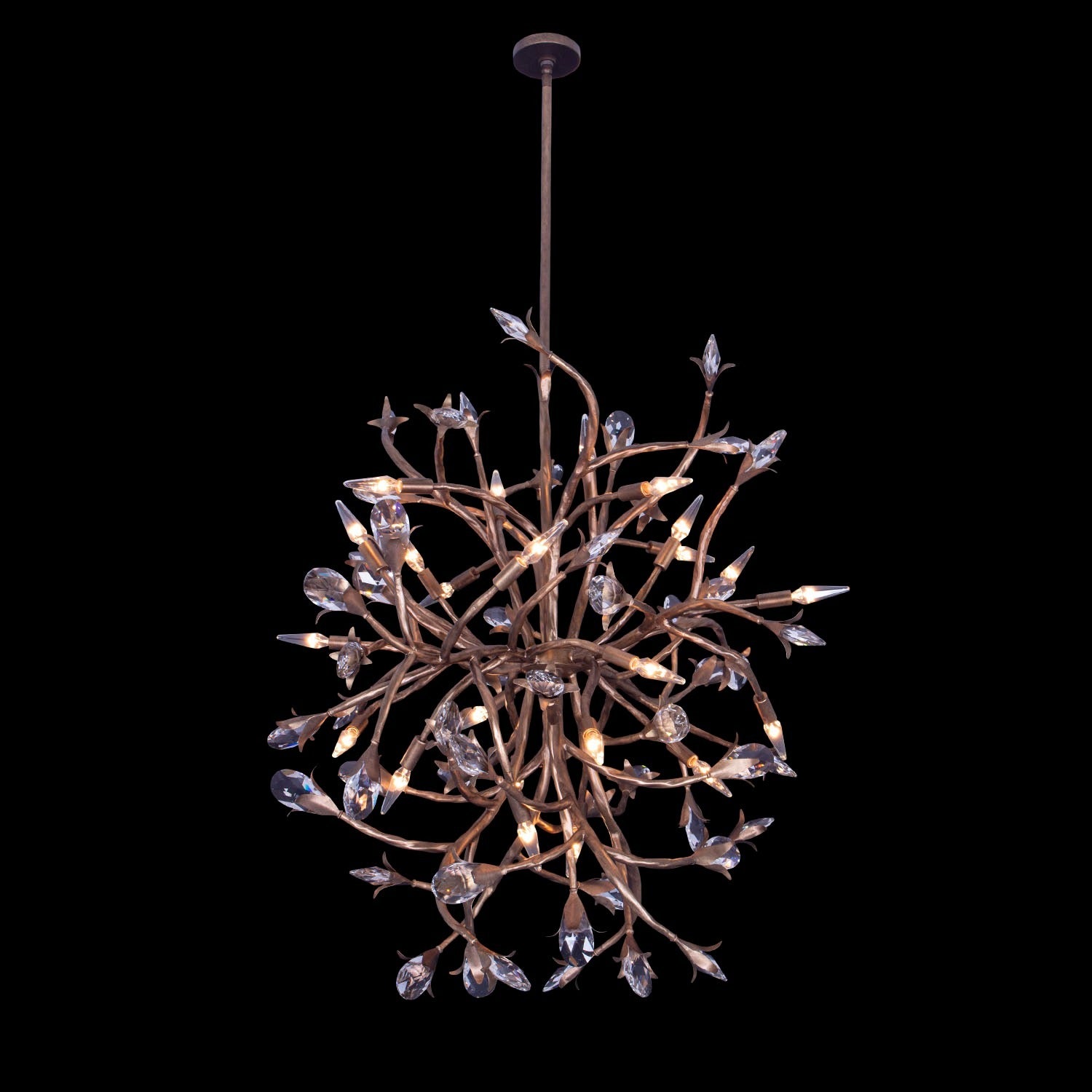 Kalco - 041450-065-FR001 - 16 Light Chandelier - Fiore - Pearlized Antique Brass