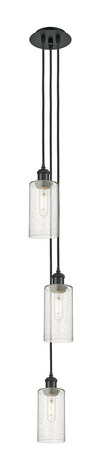 Innovations - 103B-3P-BK-G434-7SDY - Three Light Pendant - Downtown Urban - Matte Black