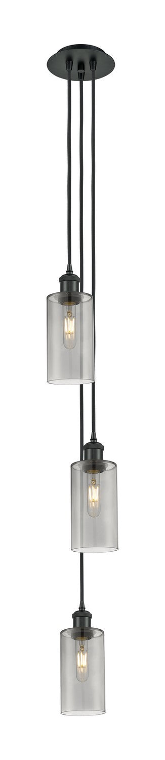 Innovations - 103B-3P-BK-G434-7SM - Three Light Pendant - Downtown Urban - Matte Black