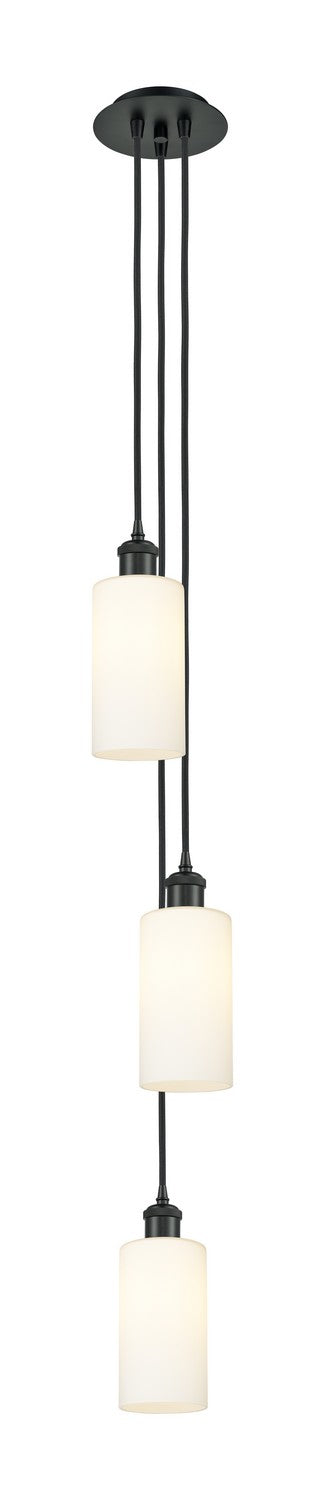 Innovations - 103B-3P-BK-G434-7WH - Three Light Pendant - Downtown Urban - Matte Black
