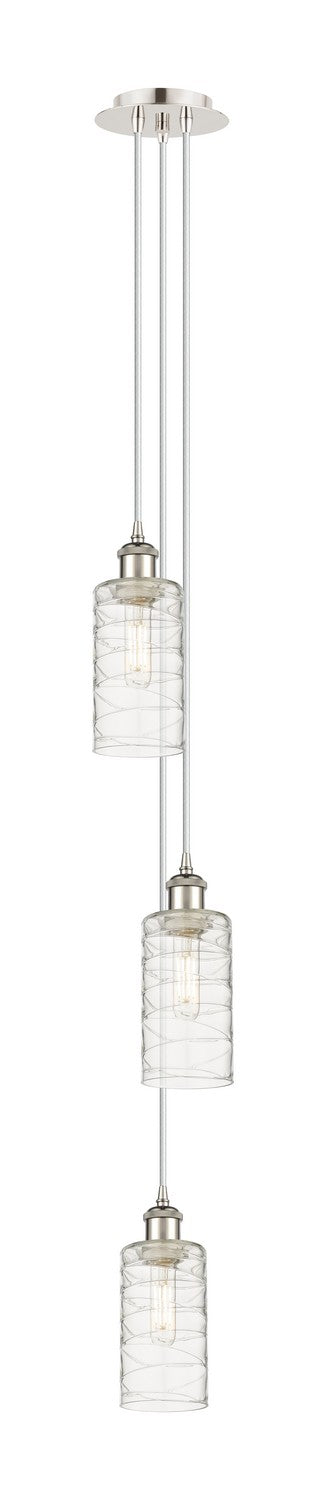 Innovations - 103B-3P-PN-G434-7DE - Three Light Pendant - Downtown Urban - Polished Nickel