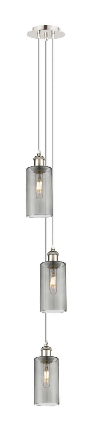Innovations - 103B-3P-PN-G434-7SM - Three Light Pendant - Downtown Urban - Polished Nickel