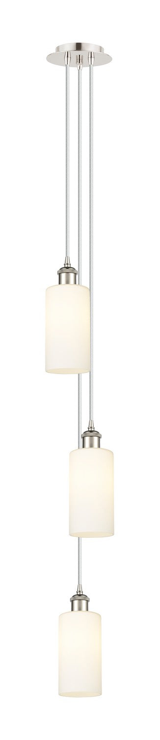 Innovations - 103B-3P-PN-G434-7WH - Three Light Pendant - Downtown Urban - Polished Nickel